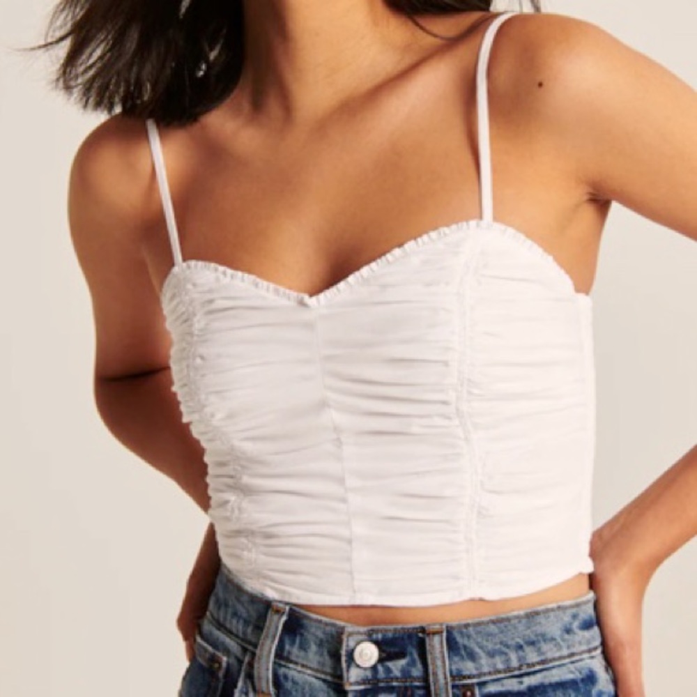 Abercrombie Ruched Crop Top